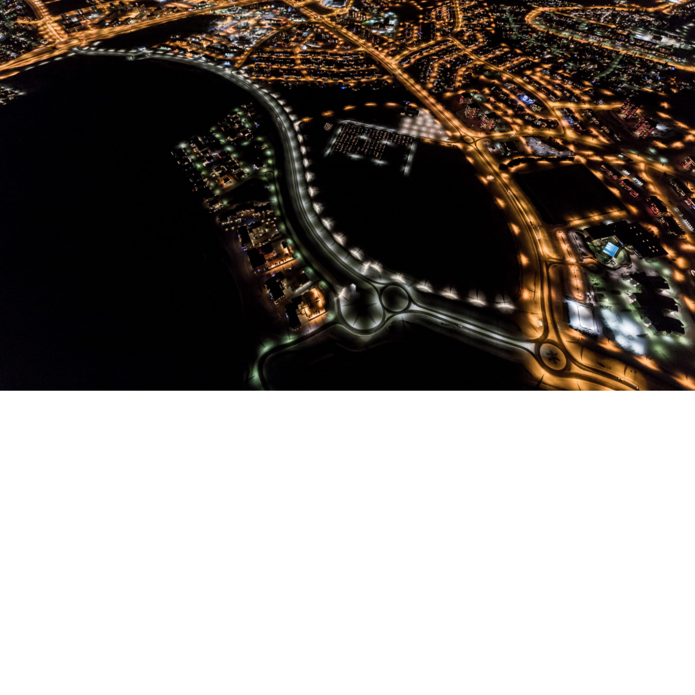 Götulýsing við Arnarnesveg