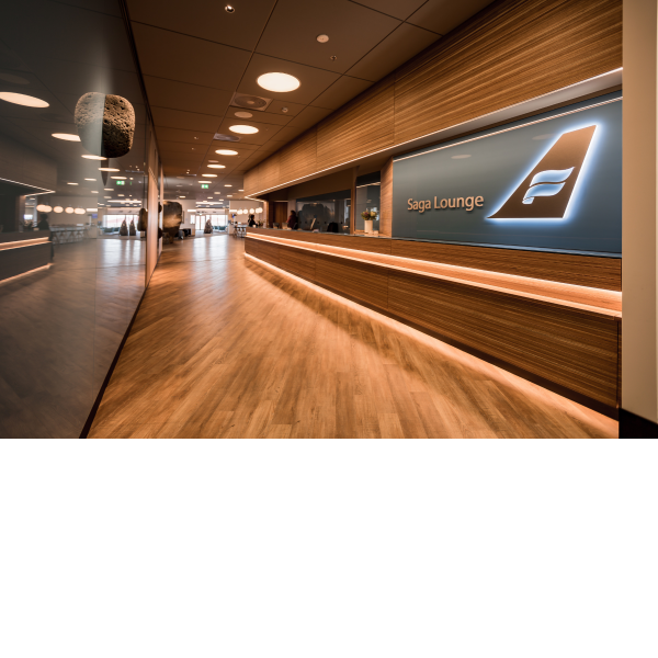Ljós fyrir Saga Lounge, Icelandair verkefnið