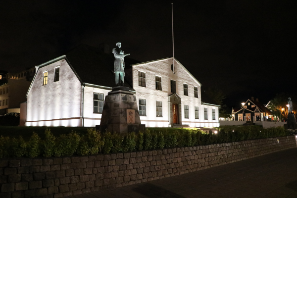 Útilýsing fyrir Stjórnarráð Íslands
