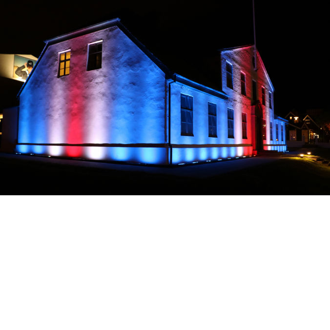 Útilýsing fyrir Stjórnarráð Íslands