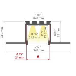 Alternative view of KOZEL spartlsprófíll, 3 m