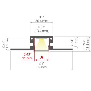 Alternative view of KOZMA spartslprófíll, 3 m