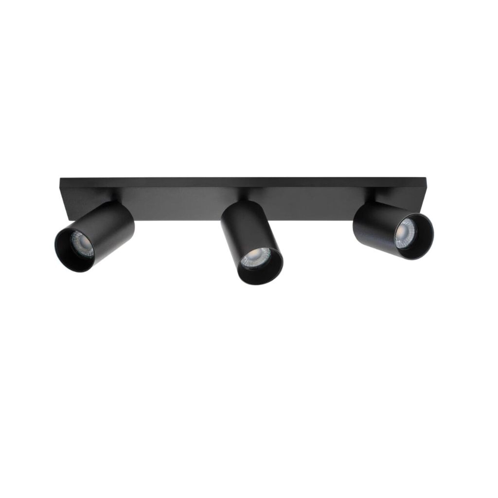 CORAL MINI K3 kastari, 3xGU10 svartur