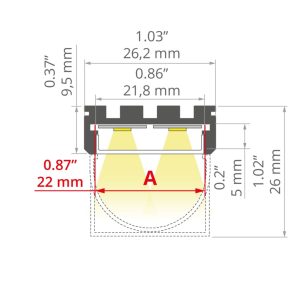 Alternative view of GIZA prófíll, 2 m