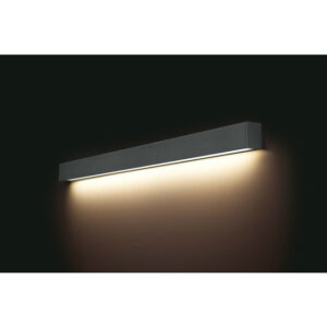 Straight L veggljós Led 18W 1225mm grafít
