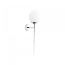 TORCH veggljós 1 x G9 max 25W IP44 króm/opal