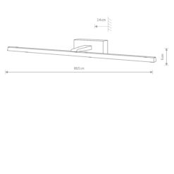 VAN GOGH LED L 18W 895mm svart IP20 - Image 2