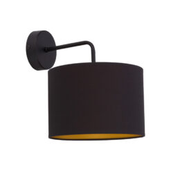 xALICE GOLD I Veggljós 60W E27 Q230 svartur