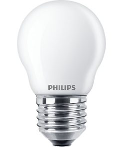 Led kúla P45 E27 4,3W(40W) 470lm 27K opal 2stk.