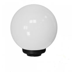 GLOB 250 á staur Q60mm opal svart E27