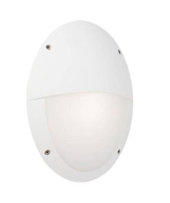 MADDI-VE kúpull B230 1/2 skyggður E27 hvítur IP66