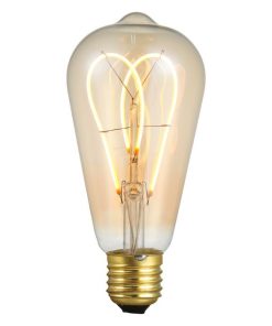 LED ST64 5W 300lm 2K Gold E27 dimmanleg