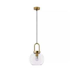 IRVINE hangandi glerljós gyllt E27 1x12W