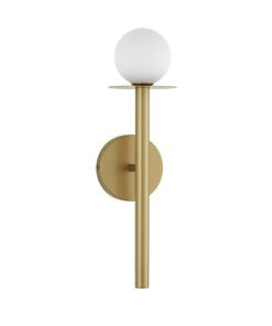 PIELO veggljós G9 5W gyllt/opal