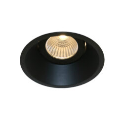 TETIZ innfelldur 100mm GU10 veltanlegur svartur