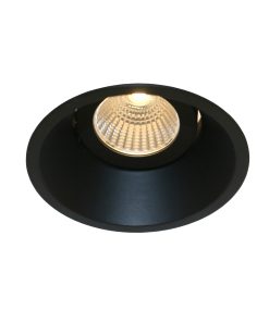 TETIZ innfelldur 100mm GU10 veltanlegur svartur
