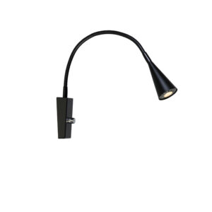 LEDRO LED veggljós, svart