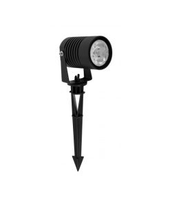 STAKE Kastari á spike LED 10W 3K 742lm IP65 svart