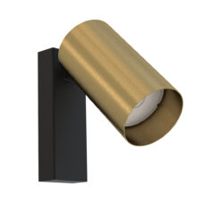 MONO veggljós 10W GU10 brass/svart