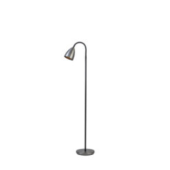 xTROTSIG gólflampi,h1170-1475 6,5W GU10 oxíðgrár