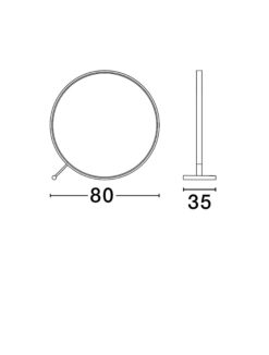 HOLA Gólflampi LED 46W Dimmanlegur Svartur - Image 4