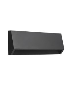 KITO Led útiljós á vegg, 4W 220mm, svart IP65