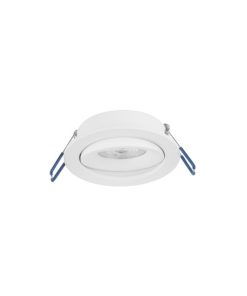 REDO innfellt Q92mm 10W GU10 hvítt IP20