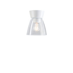 BIZZO loftljós, Q165 60W E27 hvítt/gler