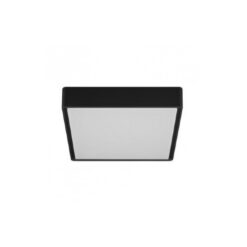 GOA Loftljós 220x220mm 12W 3K svart IP65