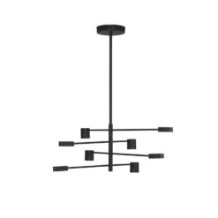 NORDIK hangandi 8 ljósa LED 40w svart