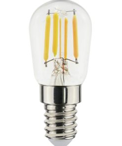 Led T26 E14 2,5W 220lm 22K glær dimmanleg