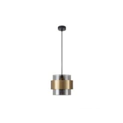 SIANNA hangandi ljós LED 1x12W h.16cm svart/brass