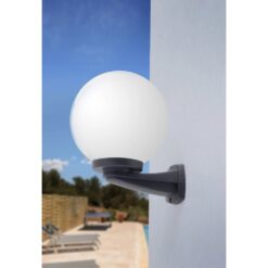 G250 Veggljós E27 Svart/opal IP55 - Image 2