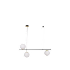 xGITCHI hangandi svart/gyllt LED 2x5w IP20