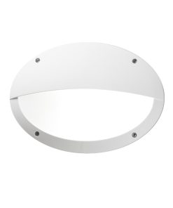 MADDI-HL kúpull B330 1/2 skyggður E27 hvítur IP66