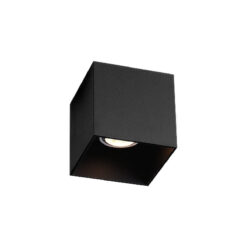 Loftljós kubbur GU10 75W svartur