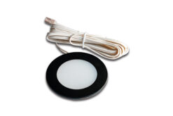FR 55-LED 3W 24V WW 3K svart án spennis