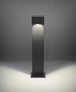 Útiljós staur ÞÓR LED 6W 400mm IP65 koxgrátt