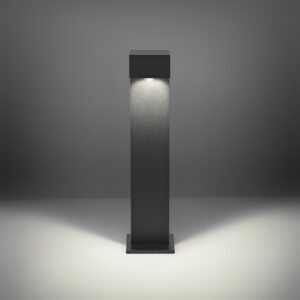 Útiljós staur ÞÓR LED 6W 400mm IP65 koxgrátt