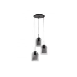 VELOR hangandi ljós LED 3x12W svart með tvöföldum