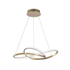 FUSION hangandi Q720 Led 53W 3K burstað gull