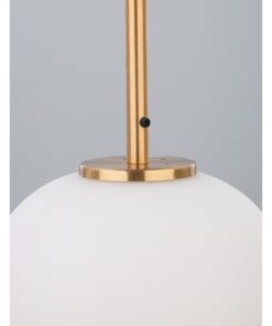 Alternative view of LATO hangandi 1x12W D:27 antiq brass/opal