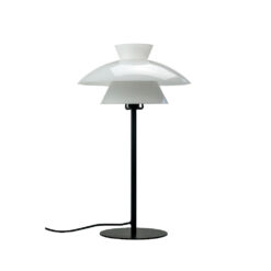 VALBY borðlampi h40 G9 5W opal/svart