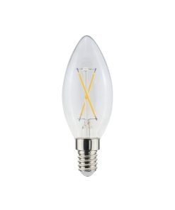 Led kerti E14 1W 90lm 22K glær