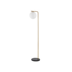 ALVAREZ gólflampi h140cm E27 1x12W gylltur/marmari
