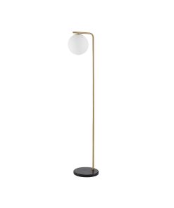 Alvarez gólflampi h140cm E27 1x12W gylltur/marmari