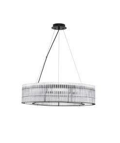 BAROK hangandi ljós svart/glært LED 9x5W G9