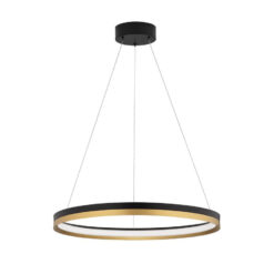 MR JOHN hangandi Q600  LED 33W 3K svart/gyllt