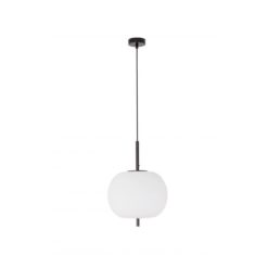 LATO hangandi LED 1x23W E27 D:30 svart og opal kúla