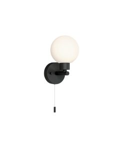 SIMI baðljós vegg 25W G9 IP44 svart/opal